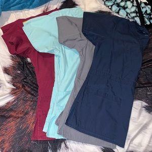 WonderWink scrub top bundle size small